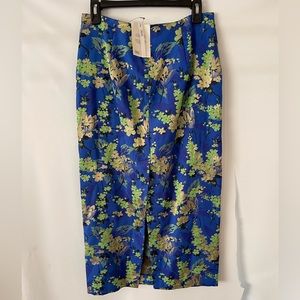 Beautiful Blue new with tags Midi skirt